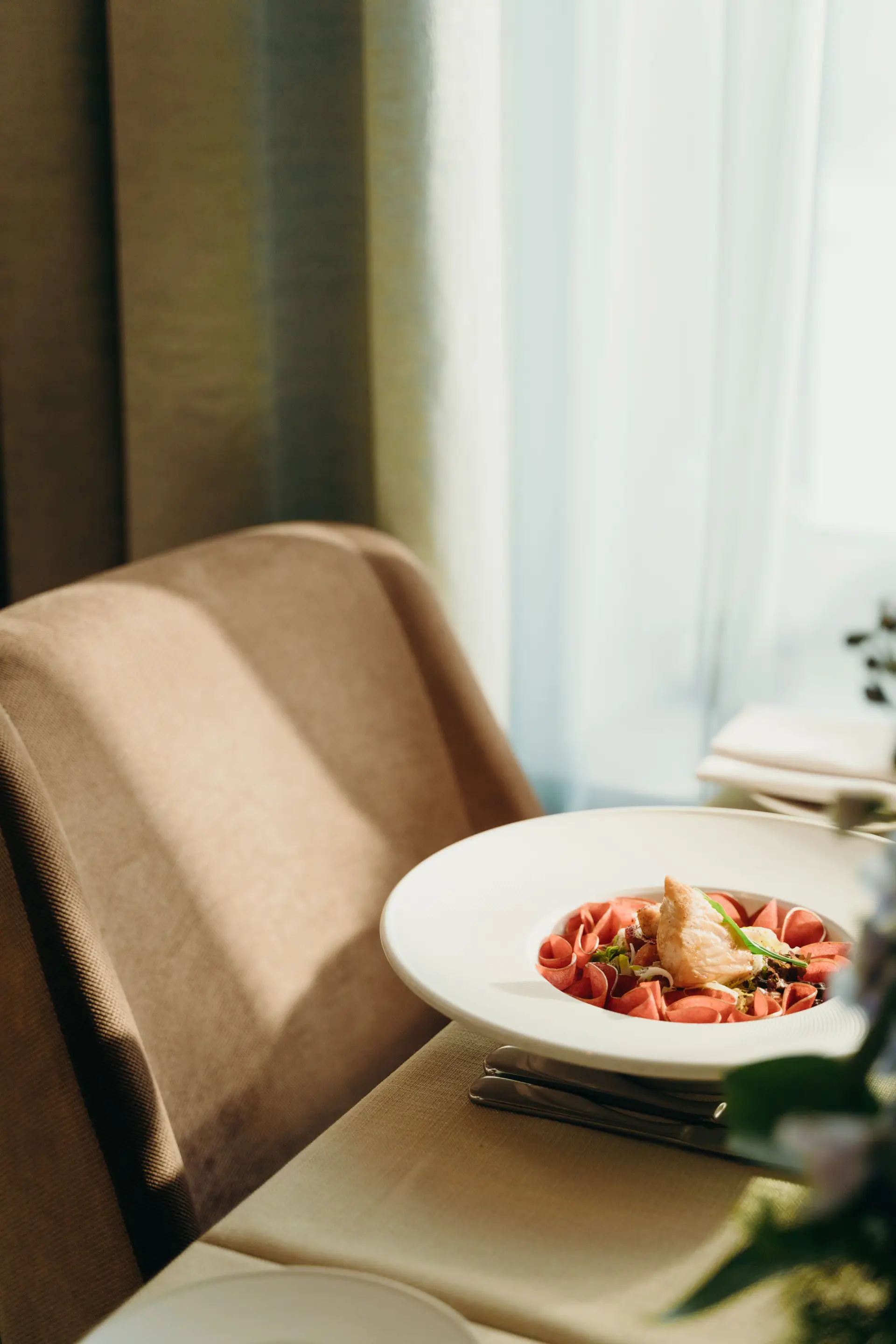 Fine dining interior